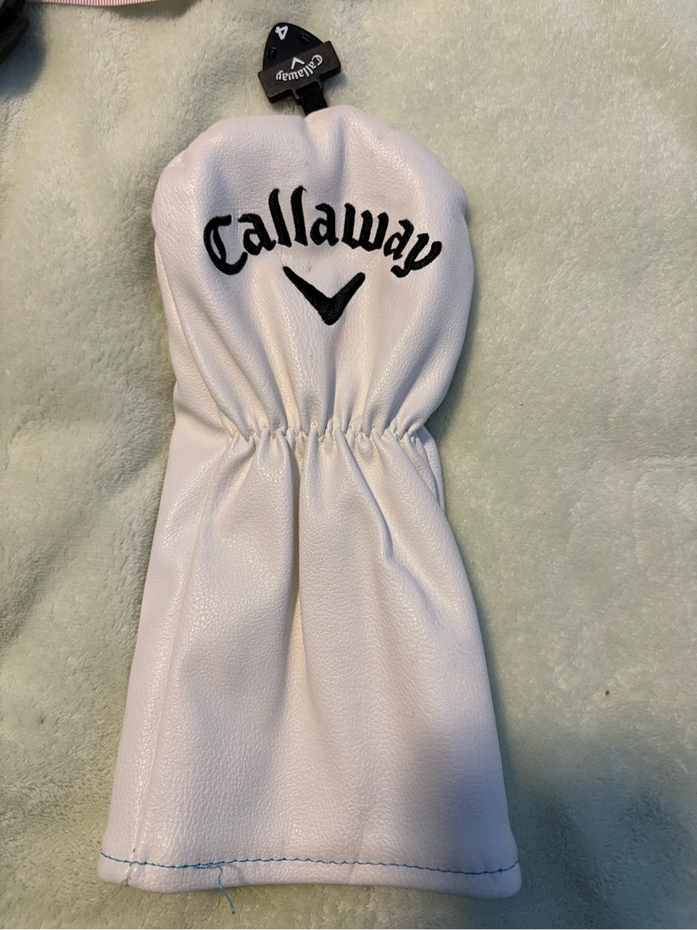 Callaway White Golf Driver Headcover with Black Logo - Picture 2 of 2